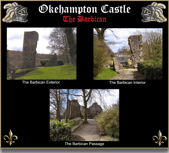 Okehampton Castle Devon 'Exclusive' China Thimble B/54 
