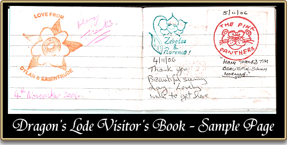 Letterboxing Visitors Book