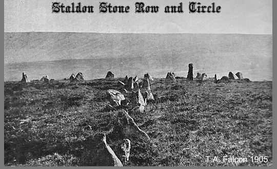Staldon Stone Row